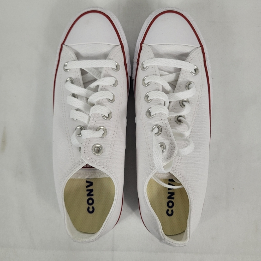 Converse Chuck Taylor All Star Low Top Shoes Sneakers White Unisex M-5, W-7 NIB - Picture 5 of 10